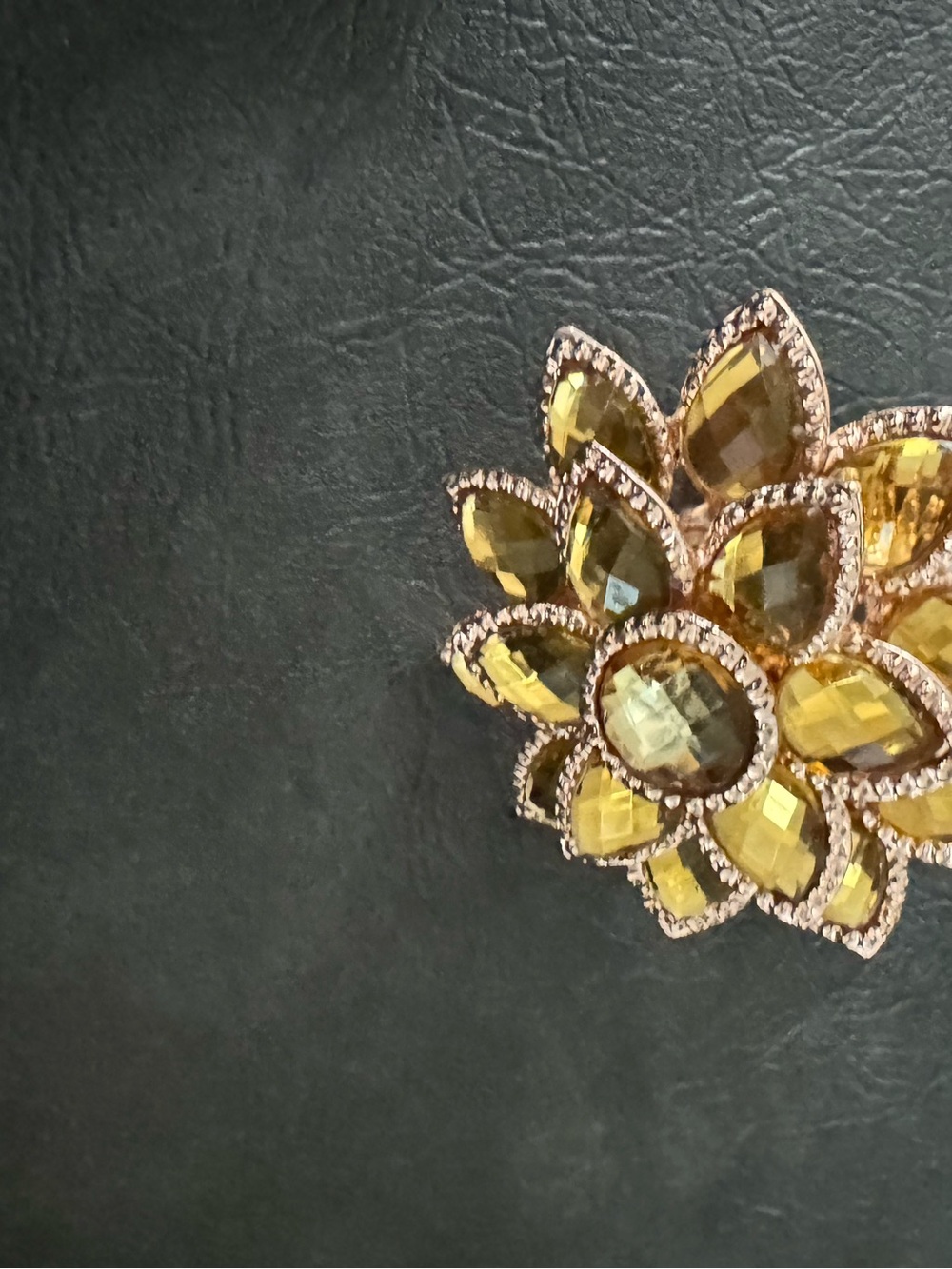 2 sets of Nicole Fantini Gold Floral Napkin Rings (Set of 4) NWT - Picture 6 of 7